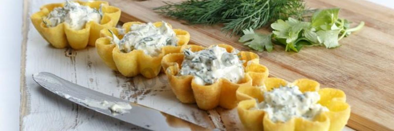 Тарталетки с творогом