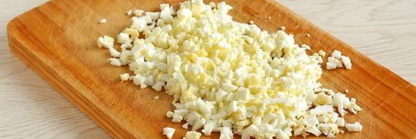 тарталетки с яичным салатом