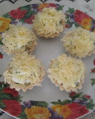 Тарталетки с языком