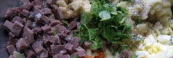 тарталетки с языком