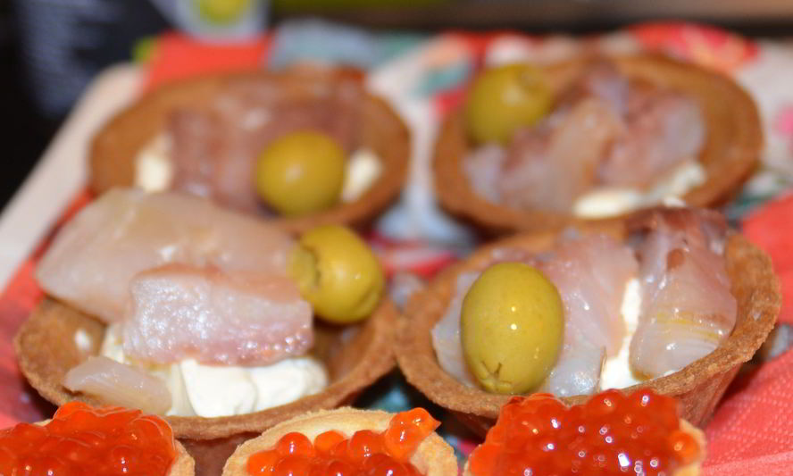 Рецепт тарталеток со слабосоленым муксуном