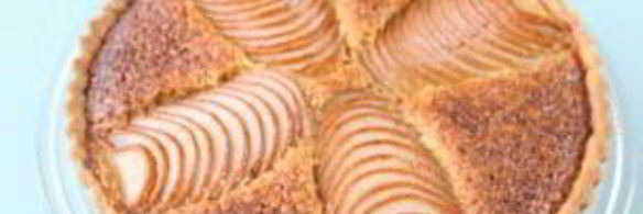 грушевый тарт с миндалем