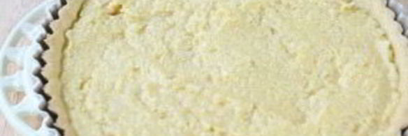 грушевый тарт с миндалем