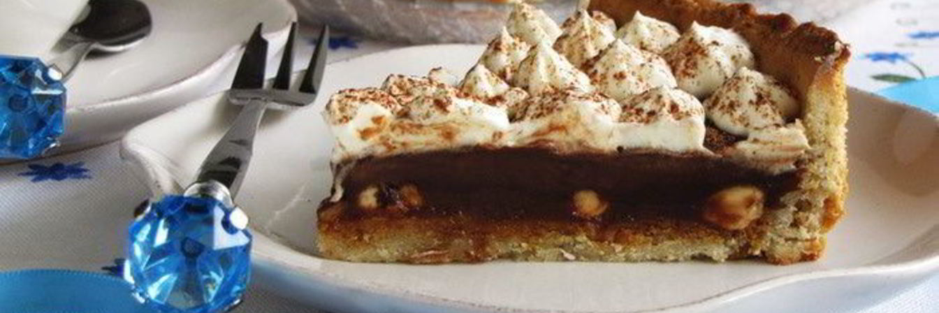 Карамельно-шоколадный тарт