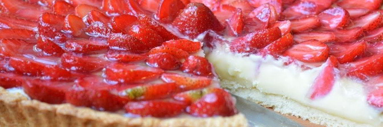 Клубничный тарт с заварным кремом