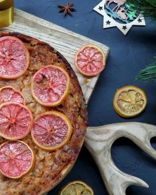 Лимонный тарт с франжипаном