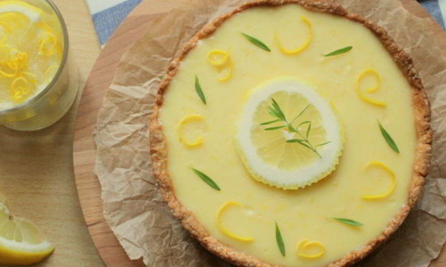 Рецепт лимонного тарта с миндалем