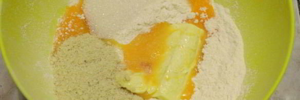 лимонный тарт с миндалем