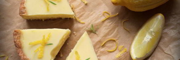 лимонный тарт с миндалем