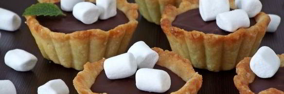 мини-тарты с шоколадом