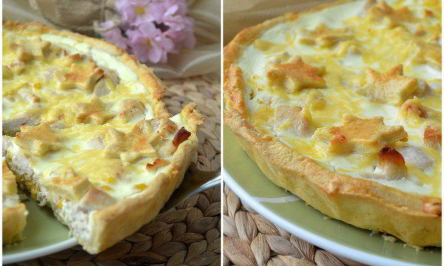 Рецепт очень-очня нежного куриного тарт