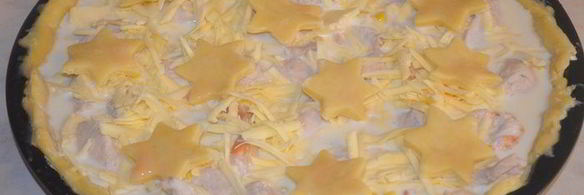 очень-очень нежный куриный тарт