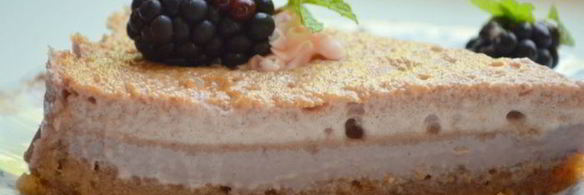 шелковый тарт с ежевикой