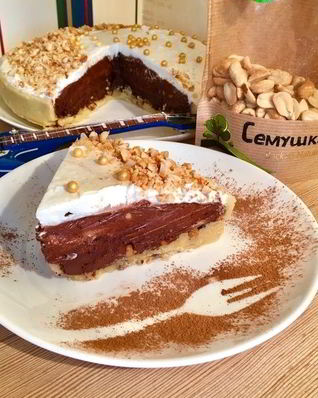 Шоколадно-арахисовый тарт Мужская страсть