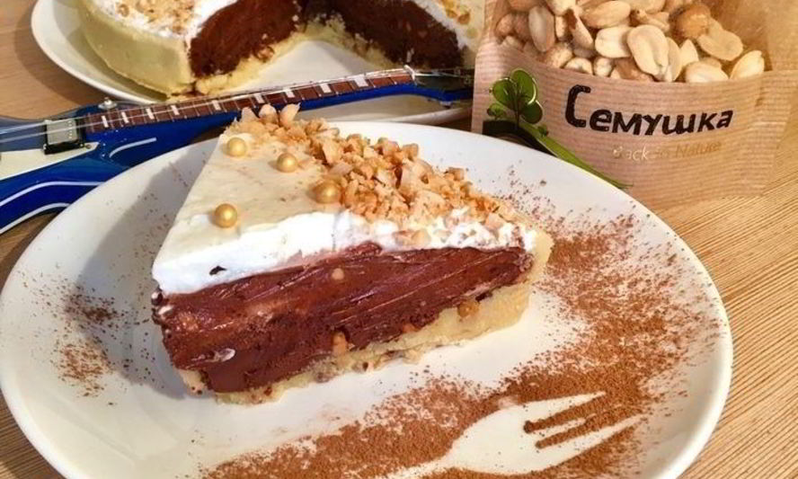 Рецепт шоколадна-арахисового тарт мужская страсть