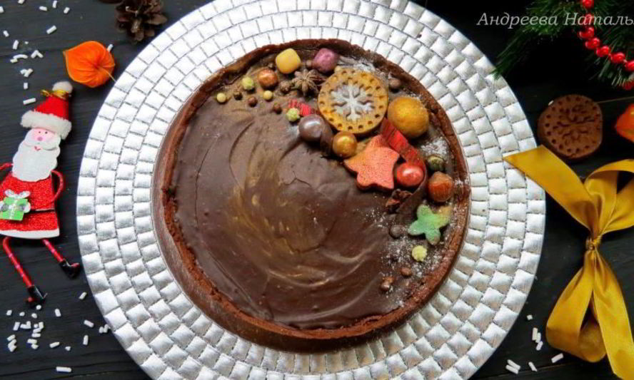 Рецепт шоколадна-каштанового тарт