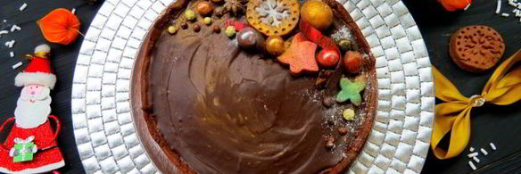 шоколадно-каштановый тарт