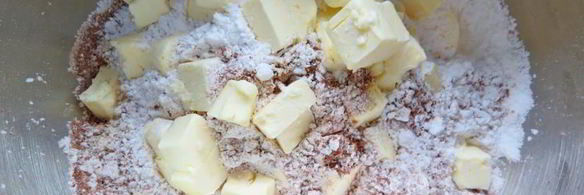 шоколадно-каштановый тарт