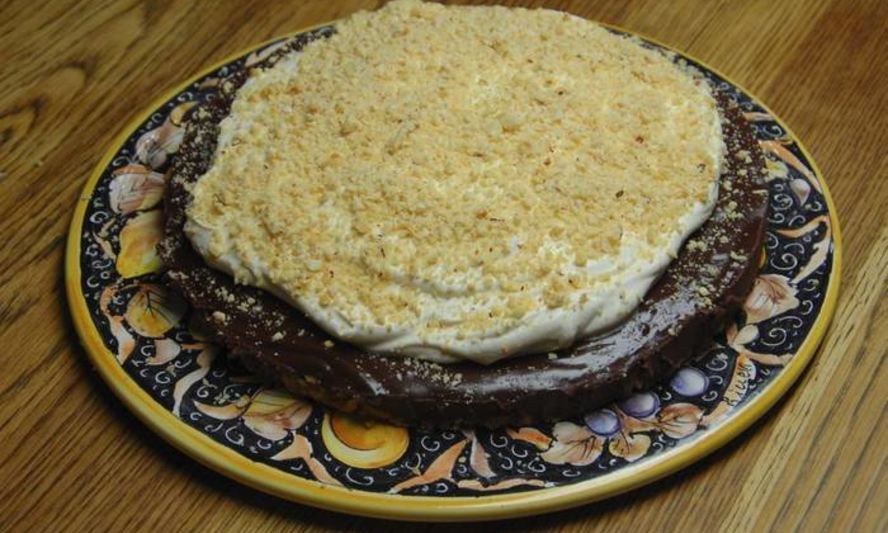 Рецепт шоколадна-орехового тарта