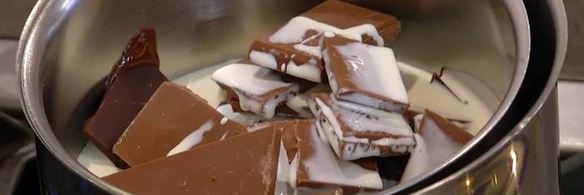 шоколадно-ореховый тарт