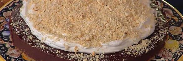 шоколадно-ореховый тарт