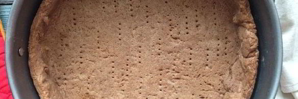 шоколадный тарт с малиной