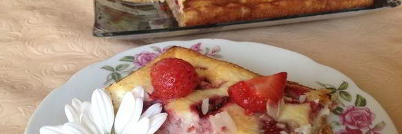 тарт клубника и кокос