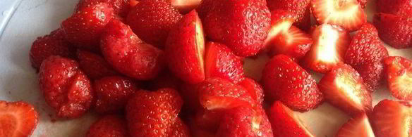 тарт клубника и кокос