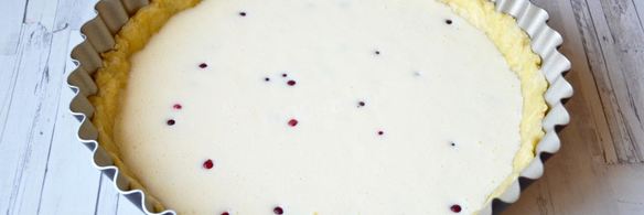 тарт с брусникой