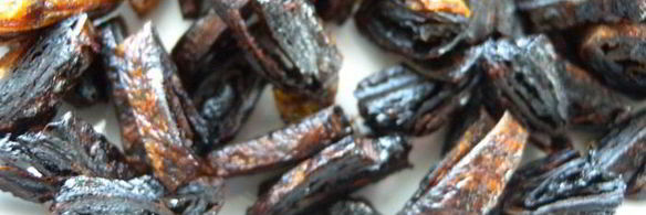 тарт с дынной пастилой и шоколадом