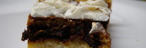 тарт с дынной пастилой и шоколадом