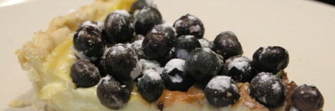 Тарт с голубикой