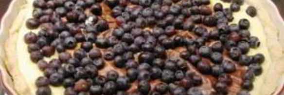 тарт с голубикой