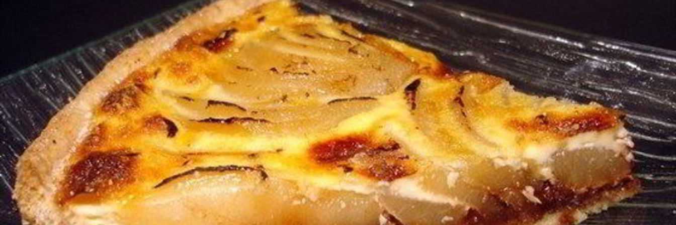 Тарт с грушей и шоколадом