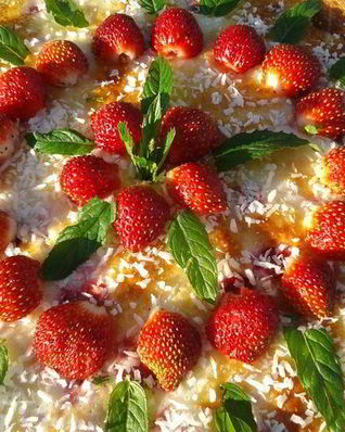 Тарт с клубникой