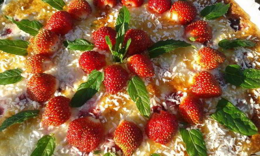 Рецепт тарта с клубникой