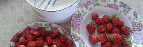 тарт с клубникой