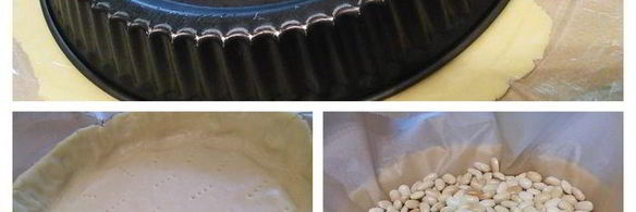 тарт с лососем и картофелем