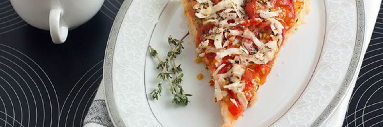 Тарт с помидорами черри