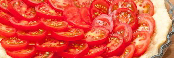 тарт с помидорами черри