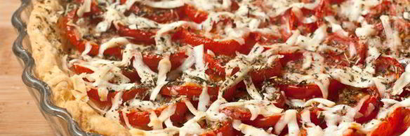 тарт с помидорами черри