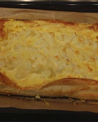 Тарт с цветной капустой