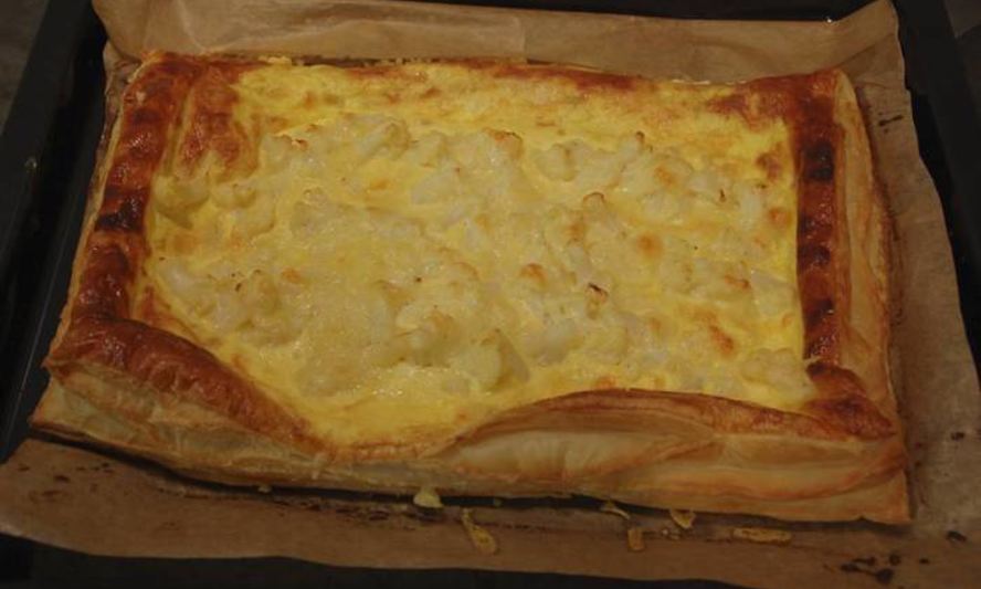 Рецепт тарта с цветной капустой