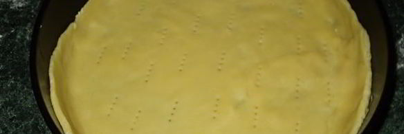 тарт с творогом и малиной