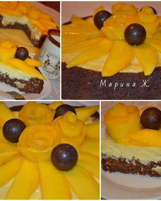 Тарт с творожной начинкой