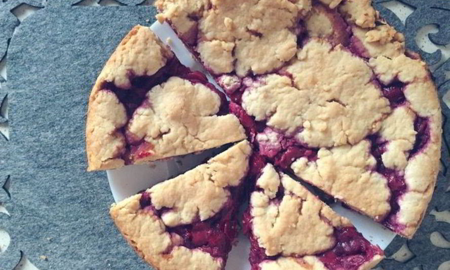 Рецепт тарта с вишней