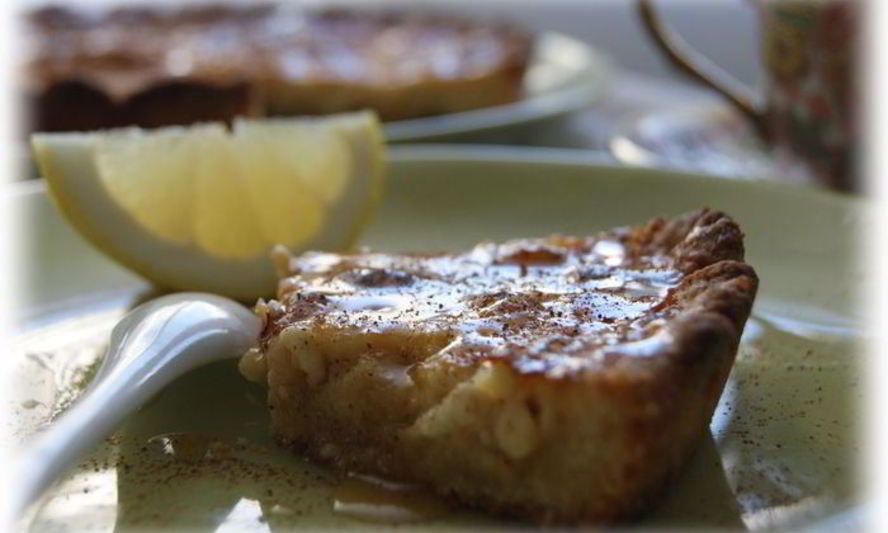 Рецепт тарта с зерненым творогом и медом