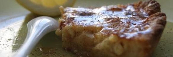 тарт с зерненым творогом и медом