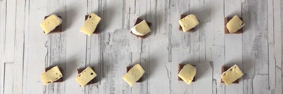 тартинки с виноградом