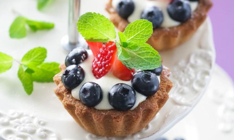 Рецепт тартинок с заварныма сливочныма кремома